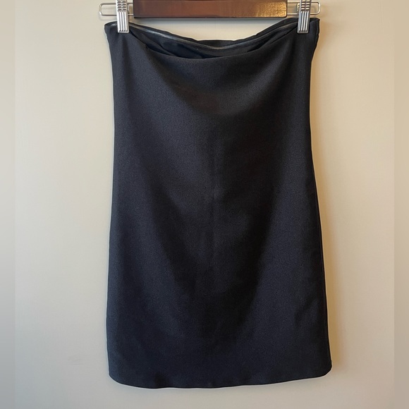 Good American Black Strapless Dress Body Con Mini Dress Tube Top Party Small New - Picture 5 of 9